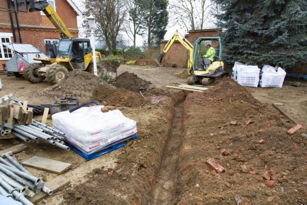 Drainage Ditch Digging in Ringgold