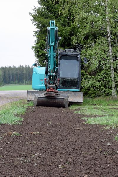 Backhoe Grading in Ringgold