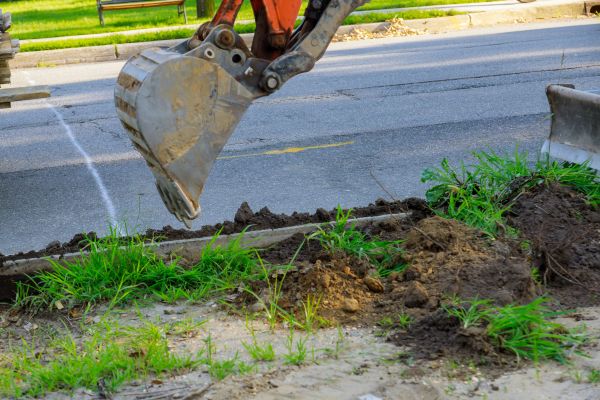 Cost of Sewer Line Trenching in Ringgold