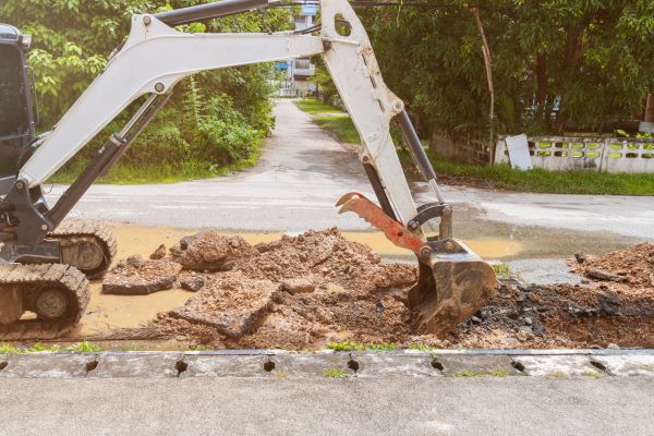 Cost of Water Line Excavation in Ringgold